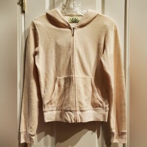 ***SOLD***Juicy Couture Vintage Light Pink Terry Cloth Jacket! (L)